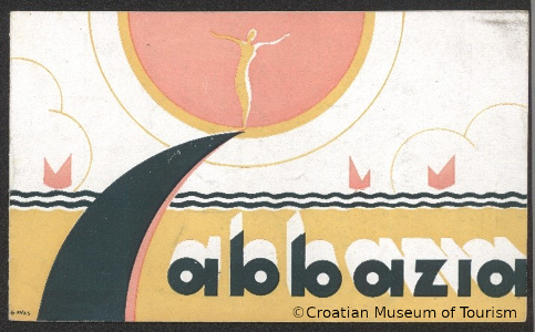 Brochure „Abbazia“ (front cover), 1940s, Grafitalia già Pizzi & Pizio, N.50 – Anno XVIII, HMT-2318