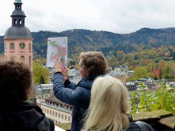 Lisa Poetschki explains the geography of a spa town