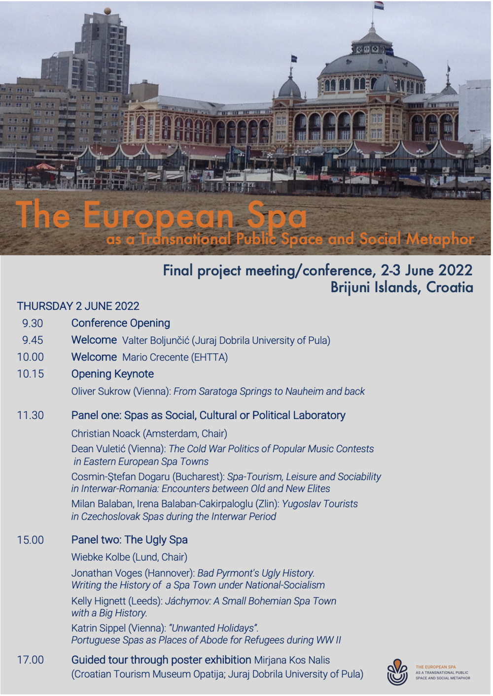 Day 1: The European Spa Final Conference Brijuni 2022
