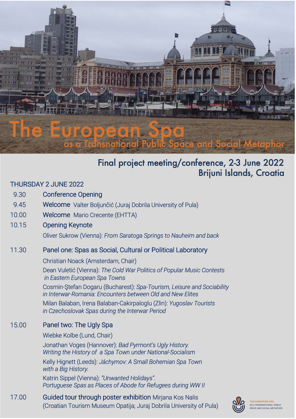 European Spa Final Conference Brijuni 2022 day 1