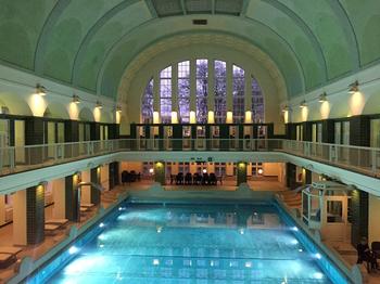 Historic Bathing Temple. Holthusenbad Hamburg