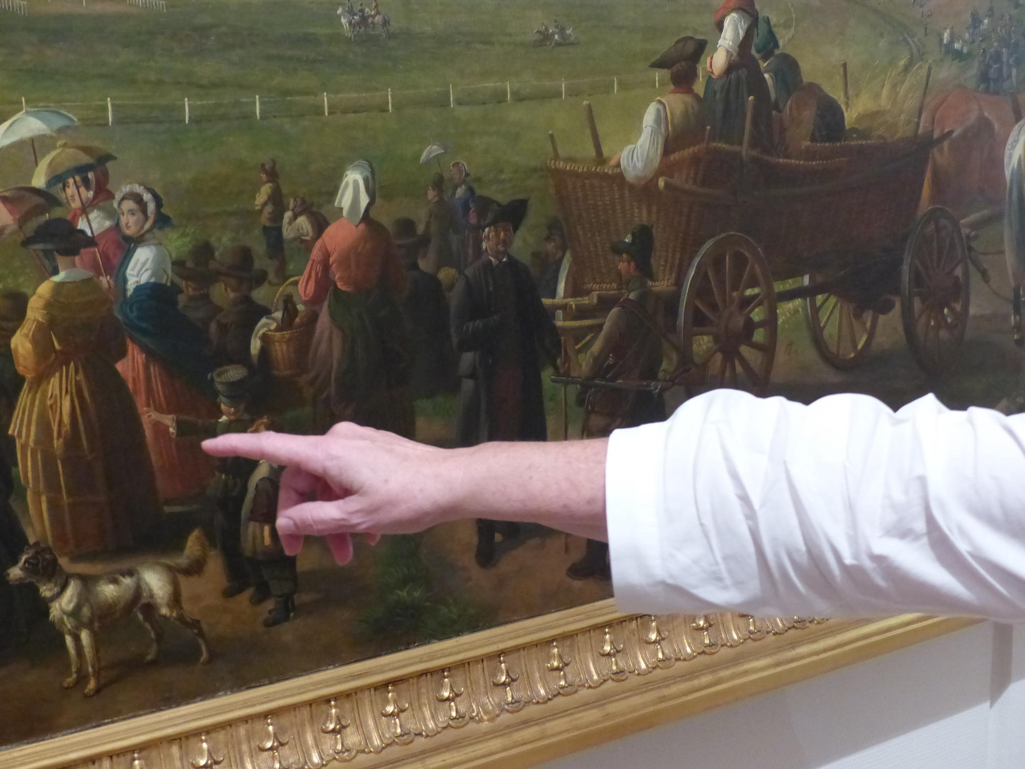 Interesting angle from which the photograph is taken