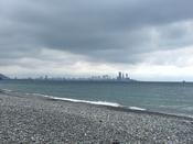 Makhinjauri (Georgia). View on Batumi